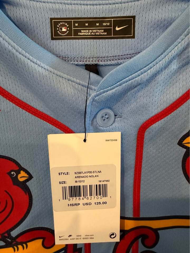 St. Louis Cardinals - Nolan Arenado #28 - Youth Medium (10/12)