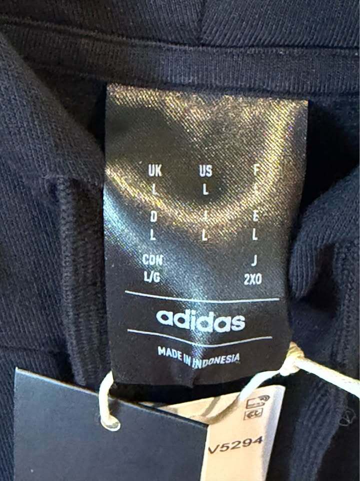 Adidas M FeelCozy HD Hoodie - Size Men’s Large/Women’s XL
