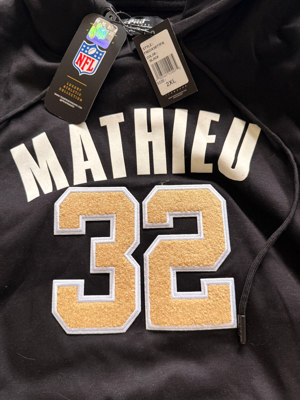 Mathieu #32 - New Orleans Saints Hoodie - MENS 2XL - PRICE DROP!