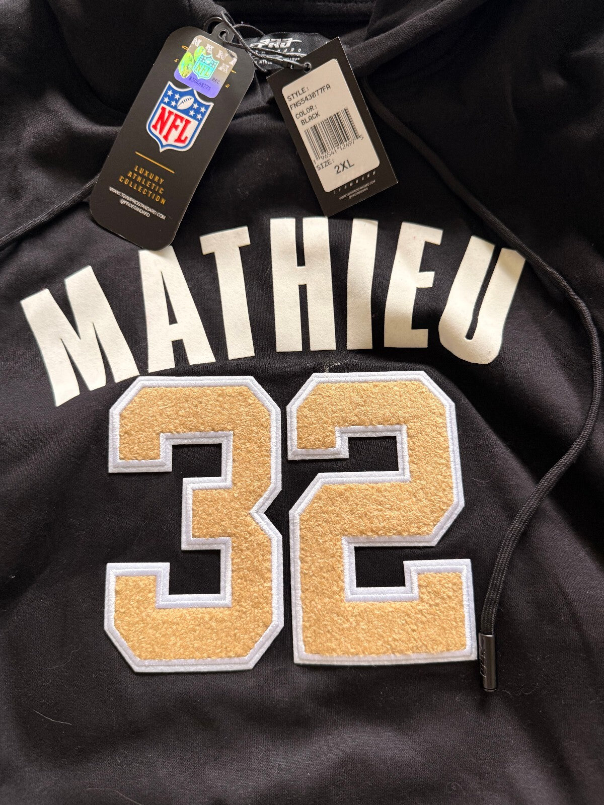 Mathieu #32 - New Orleans Saints Hoodie - MENS 2XL - PRICE DROP!
