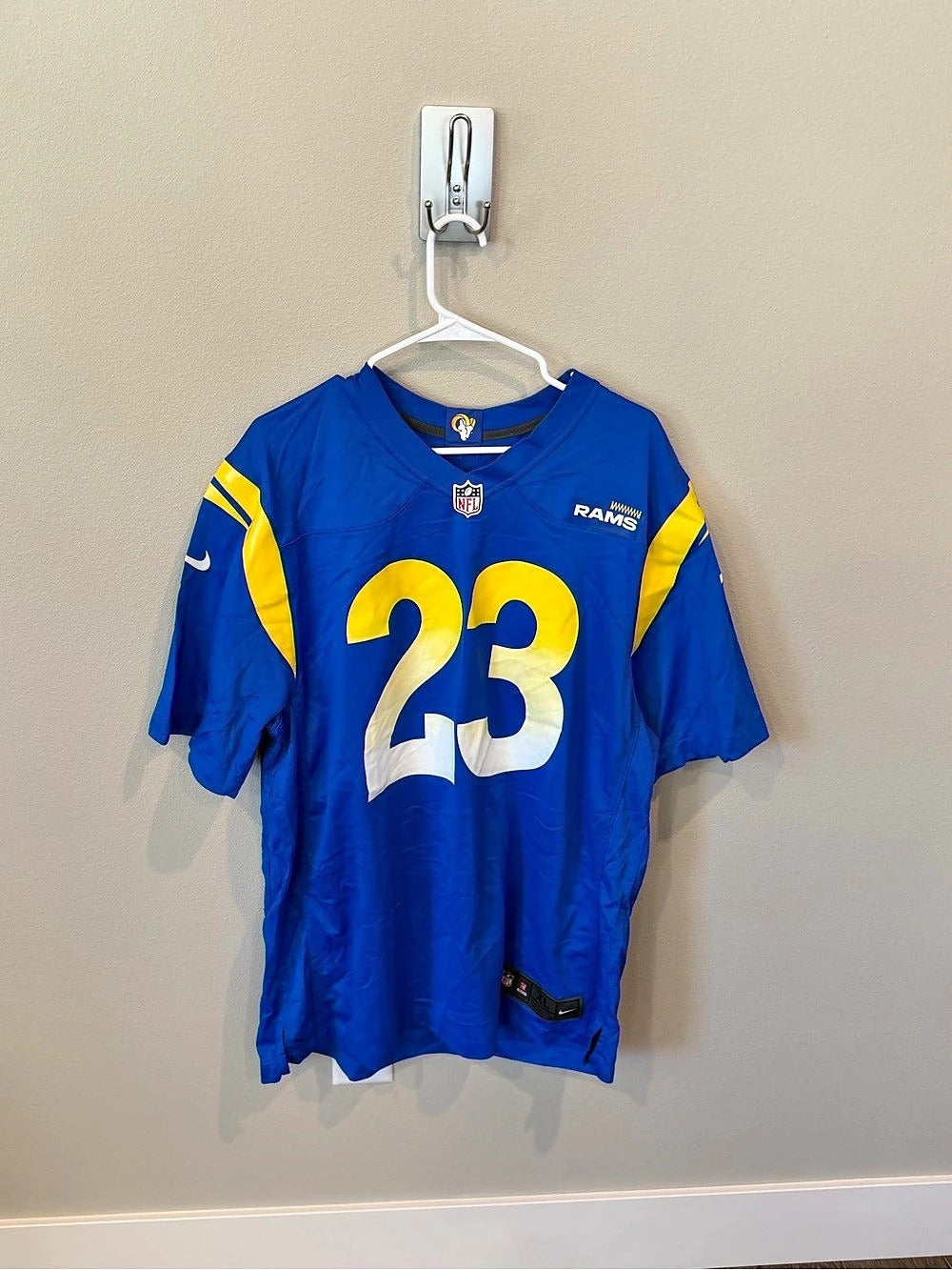 Cam Akers - Los Angeles Rams Blue & Yellow Men's XL