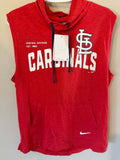 St. Louis Cardinals Sleeveless Hoodie - Men's Med