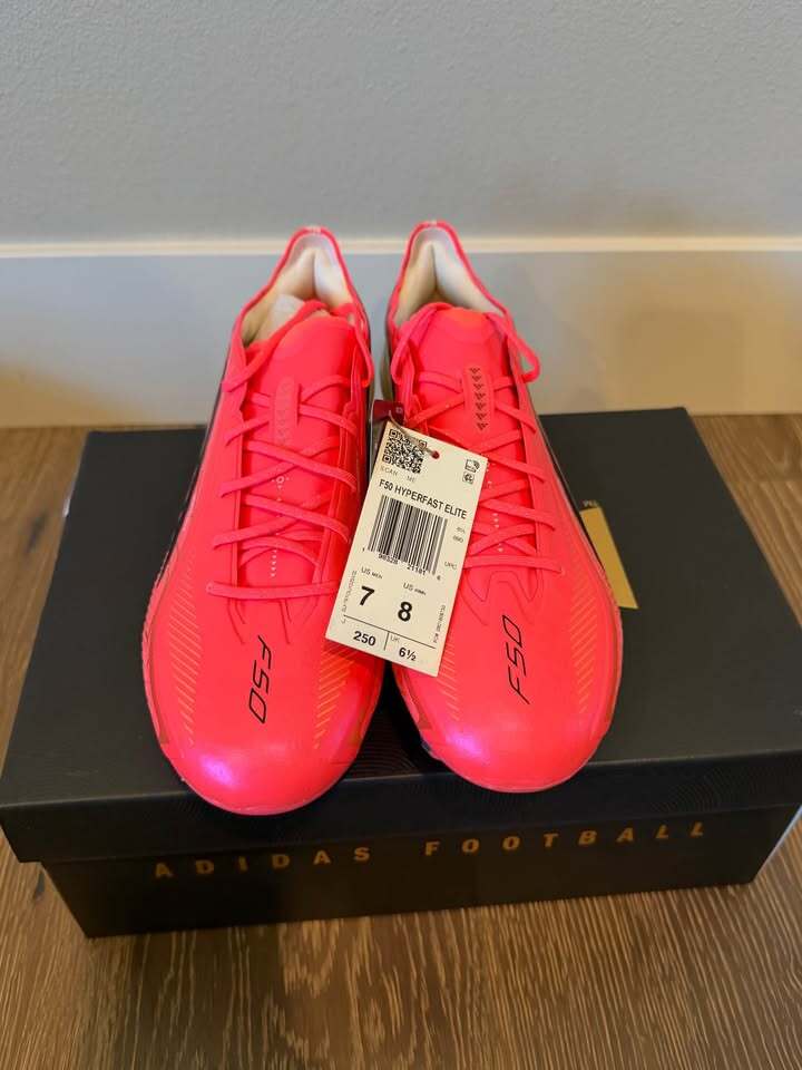 Adidas F50 Hyperfast Elite Soccer Cleats -7 Men/8 Women
