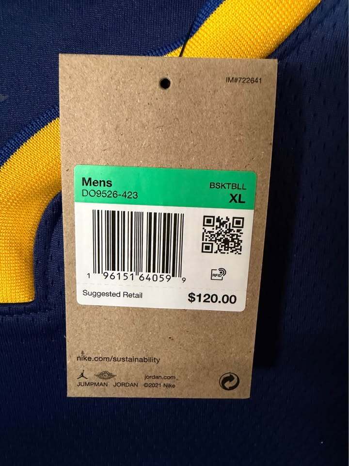 Stephen Curry #30 - Golden State Warriors - Jordan Statement Edition Swingman