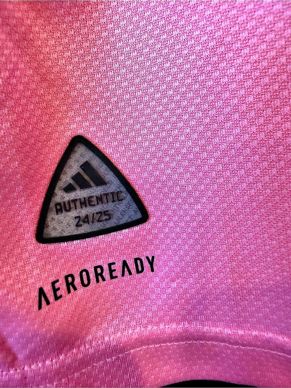 adidas Inter Miami CF 2024/25 Home Authentic Jersey Pink & Black Men’s Large