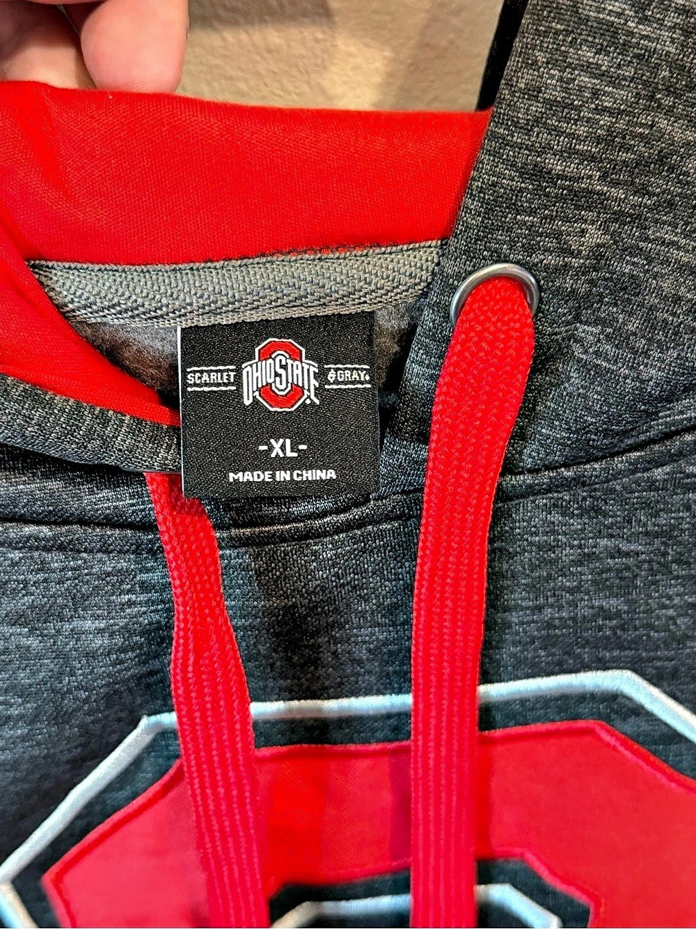 Ohio State hoodie Gray Red - XL Men’s/XXL Women’s