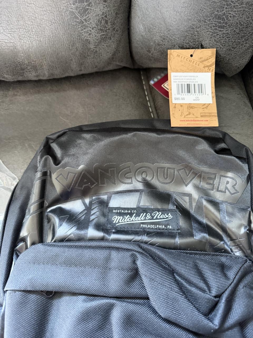 Vancouver Grizzlies Back Pack - PRICE DROP!! HALF OFF!!