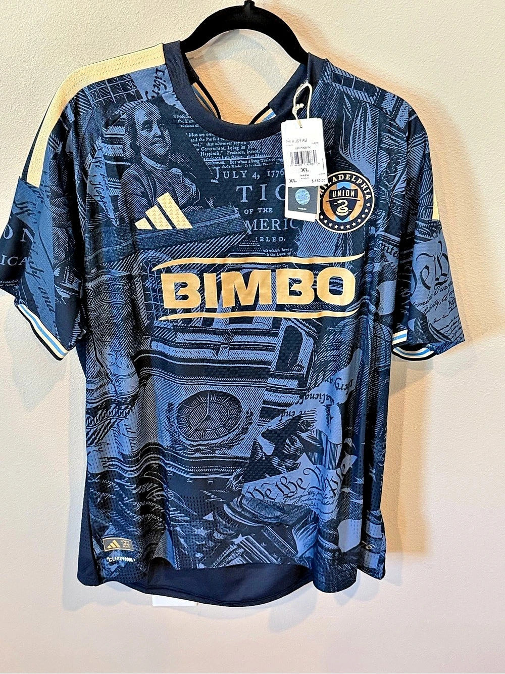 Philadelphia Union 2026 Authentic Jersey Men’s XL/women’s XXL