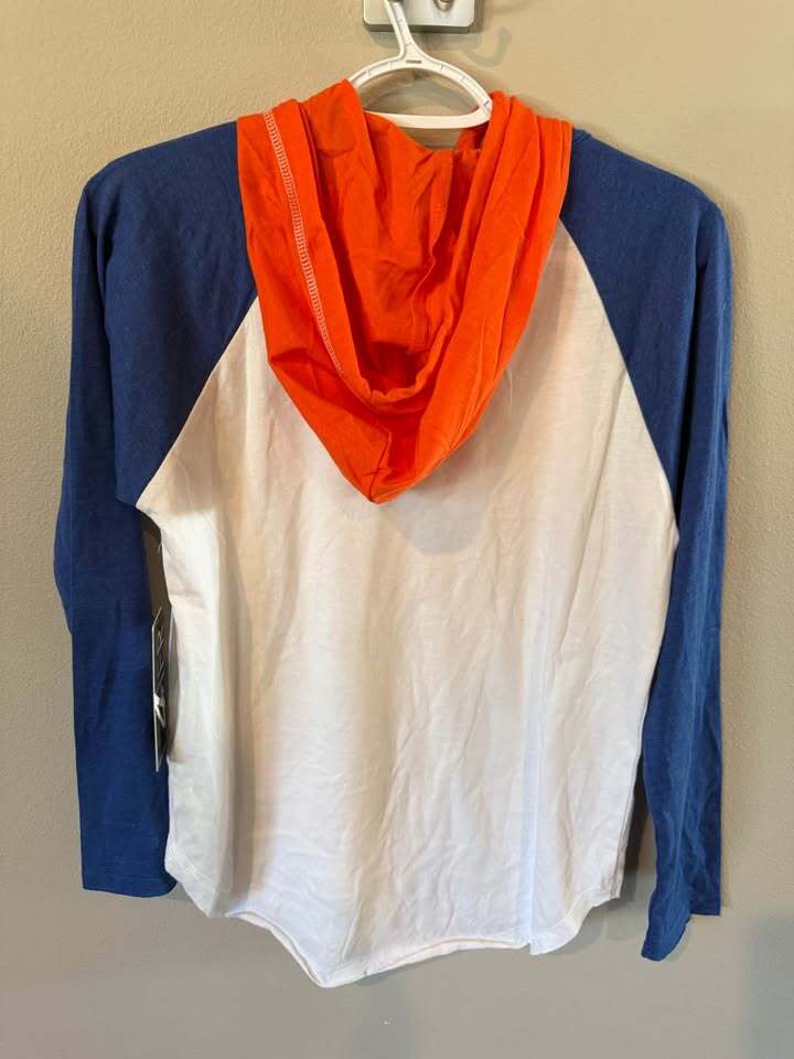 New York Islanders Long Sleeve Hooded T-Shirt - Women's Small