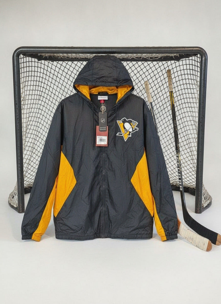 Pittsburgh Penguins Full Zip Windbreaker - Adult Large