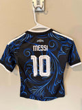 Argentina Messi Away #10 2022 World Cup Champions - Youth Small