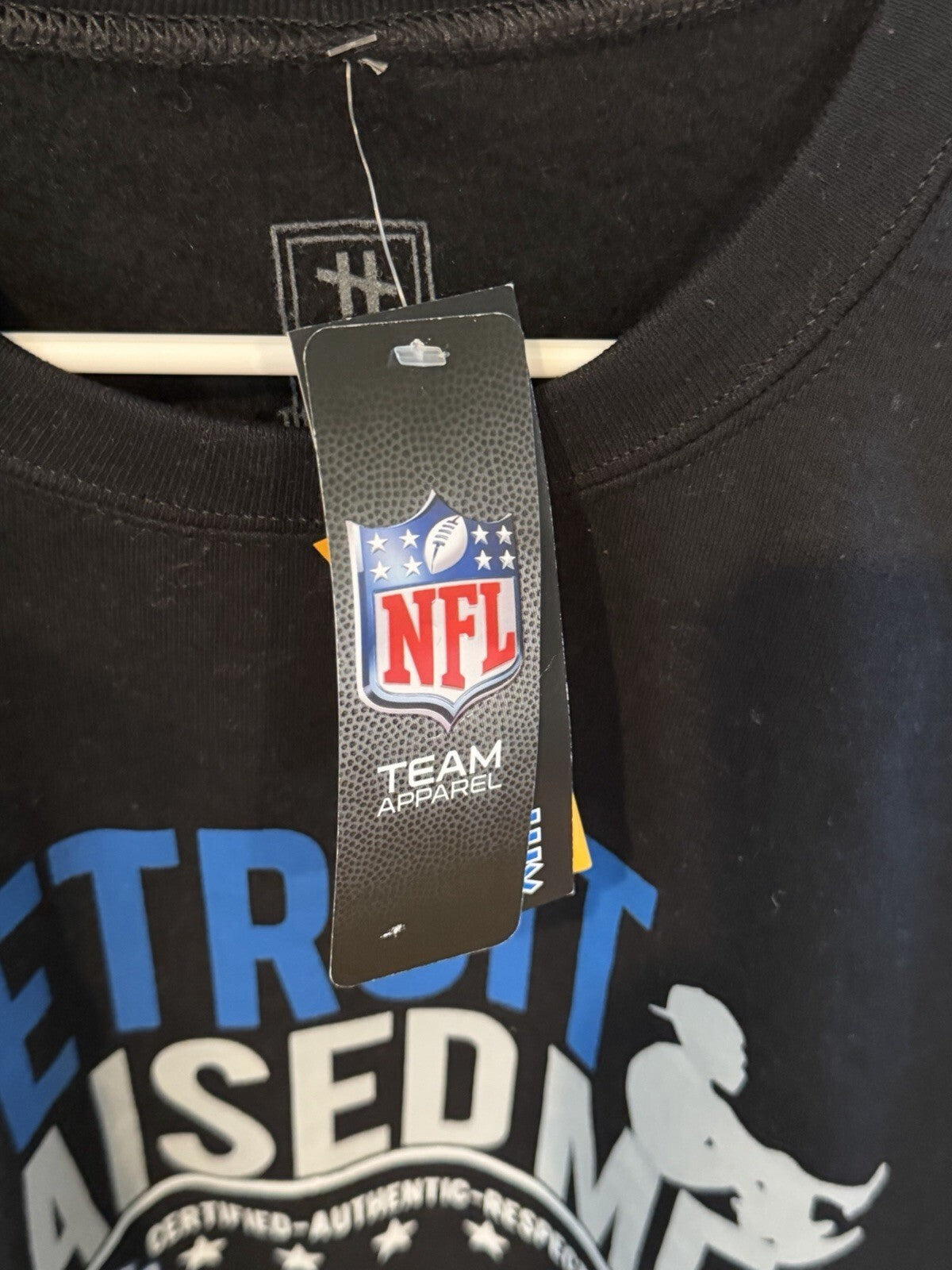 Detroit Lions "Detroit Raised Me" Crewneck - Men's Large - PRICE DROP!