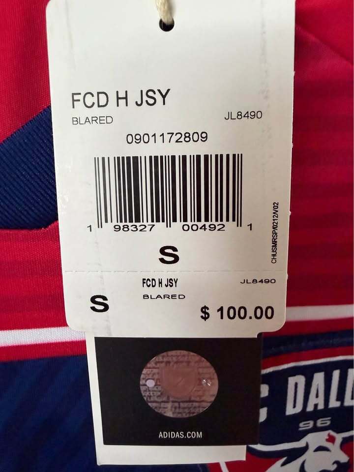FC Dallas Home Jersey - Men's Small/Women's Med
