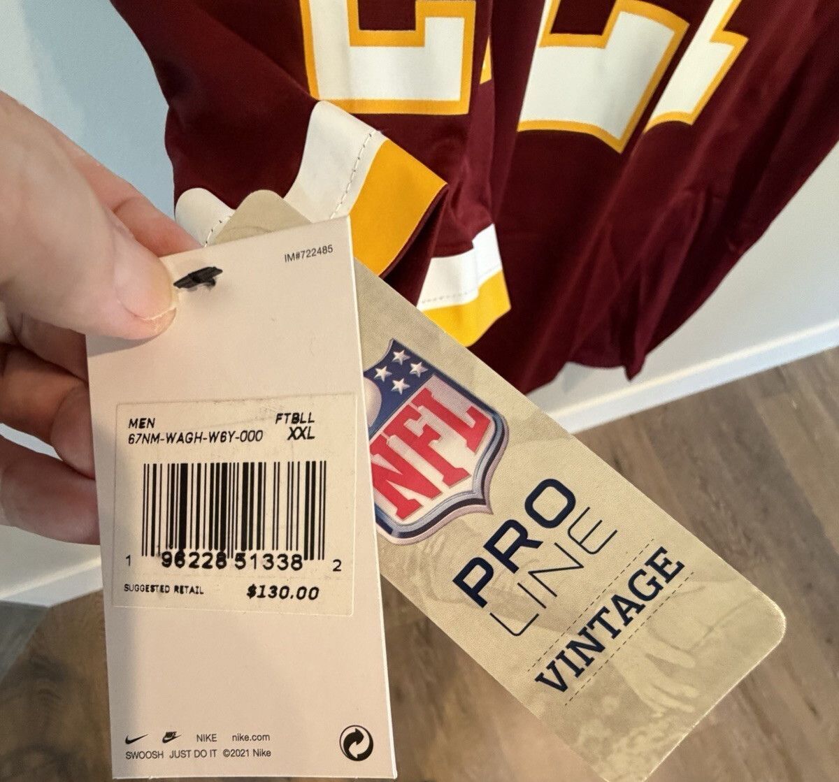 Sean Taylor Washington Redskins Jersey - 2 XL Men and 3XL Women!