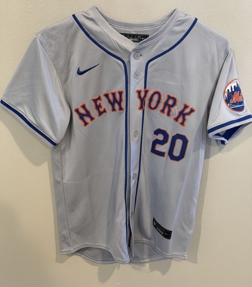 New York Mets - Pete Alonso #20 - Boys Size MED (10/12) - PRICE DROP!