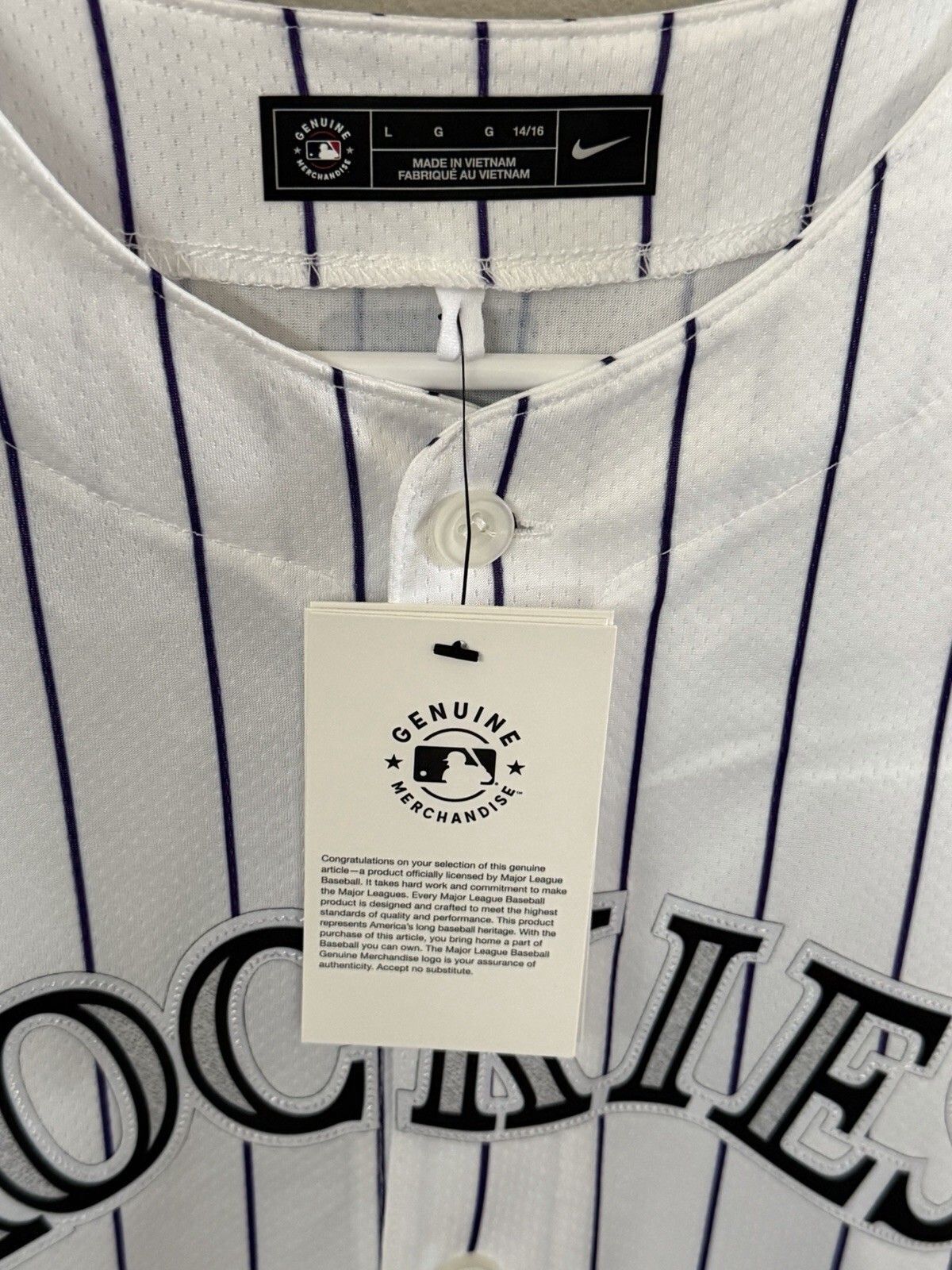 Blackmon #19 - Colorado Rockies -Youth L 14/16
