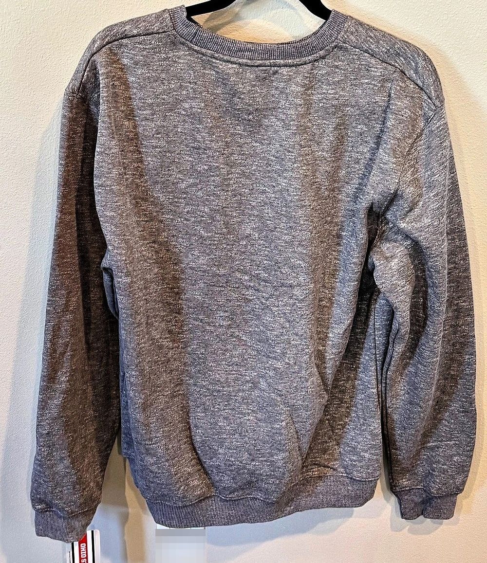 Ohio State Crewneck Gray & Red Size Men’s Medium - Women’s Large NWT!