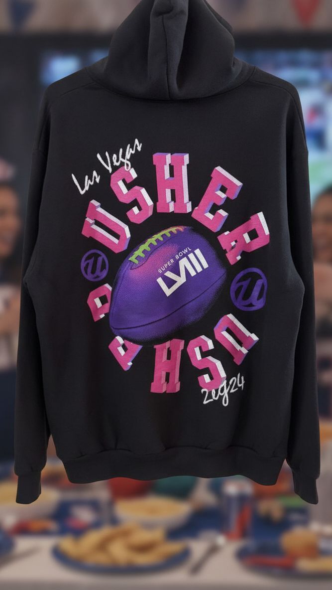 Super Bowl LVIII hoodie featuring Usher - Men's L