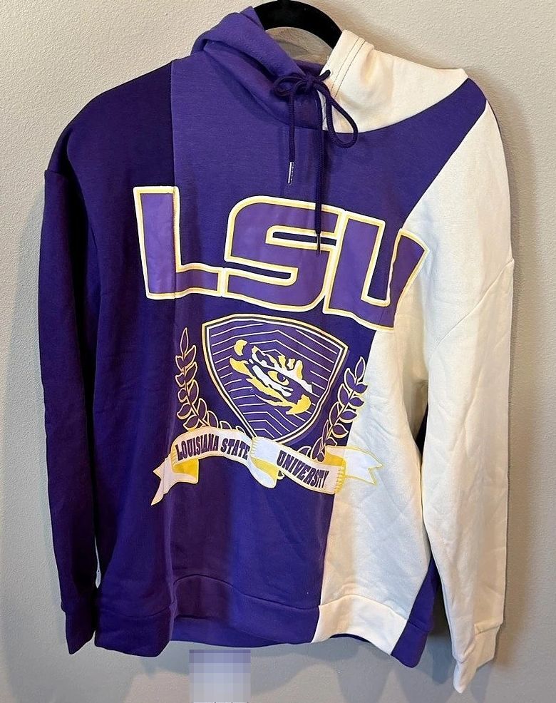 LSU Tigers Hall of Fame Colorblock Hoodie - Women's Med