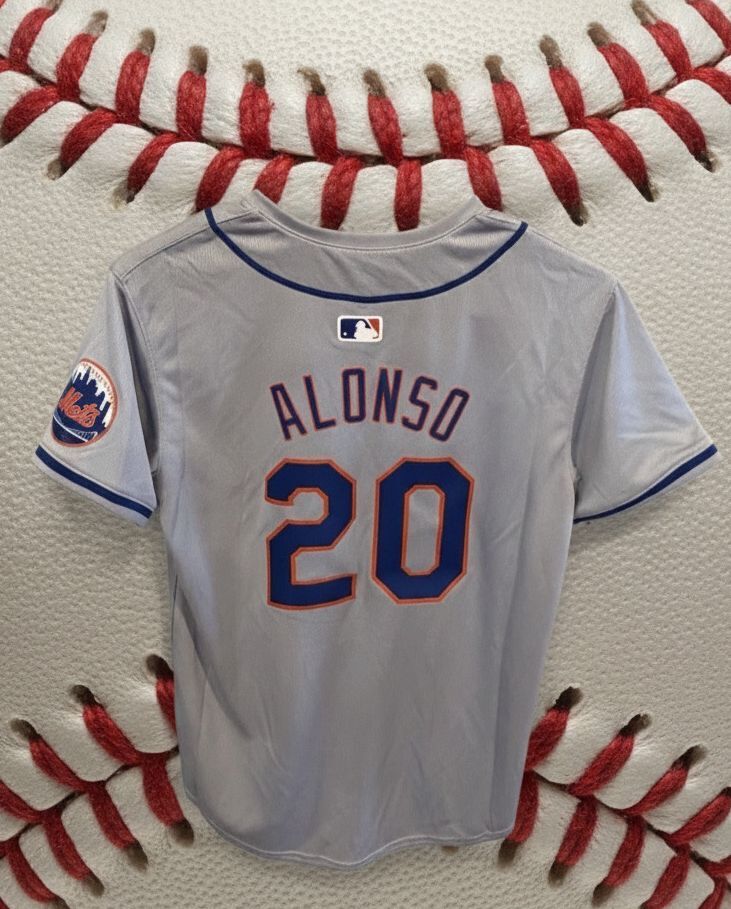 New York Mets - Pete Alonso #20 - Boys Size MED (10/12) - PRICE DROP!